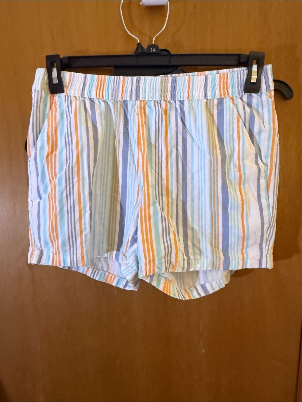 Serra Multicolor Striped Elastic-Waist Women’s Shorts